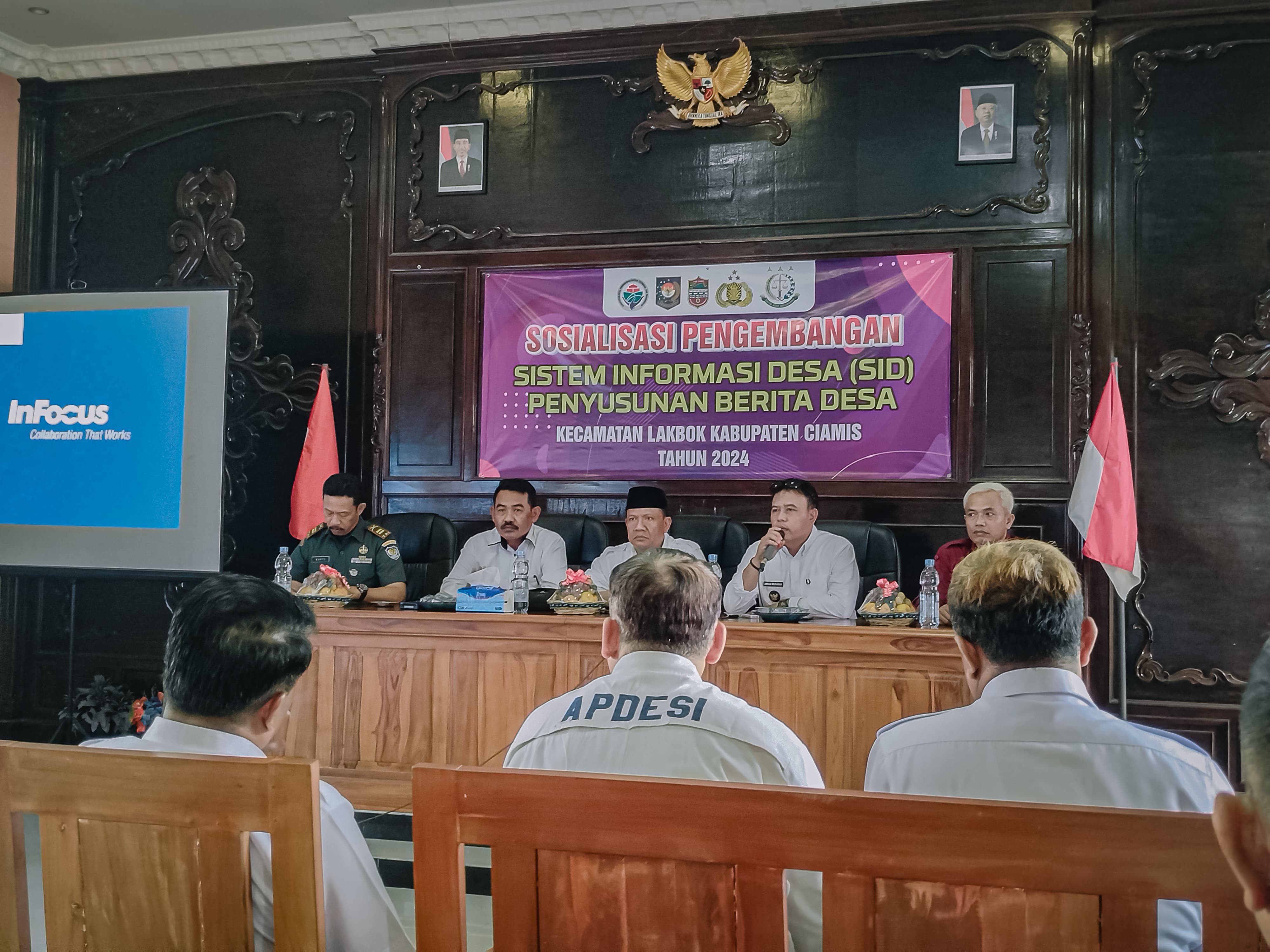 APDESI Kecamatan Lakbok Adakan Sosialisasi Pengembangan SID